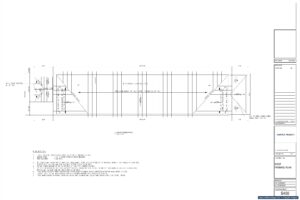 Roof framing plan sheet showing truss layout, sheathing and framing notes